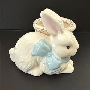Lenox White and Blue Bunny votive